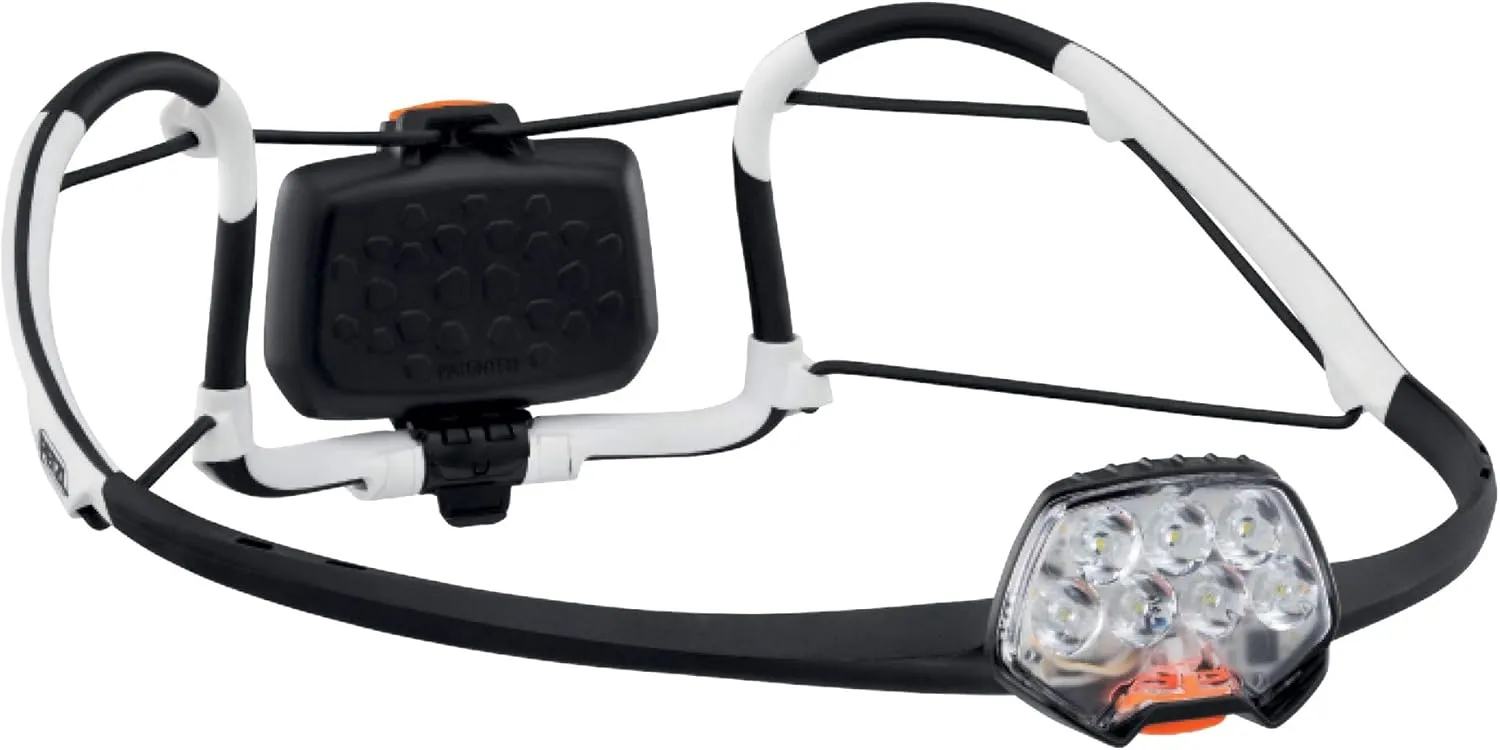 PETZL, IKO LED Headlamp with Lightweight Headband, Rear Battery Pack and 350 Lumens