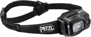 PETZL Swift RL Headlamp Black, 1100 lumens with Reactive Lighting