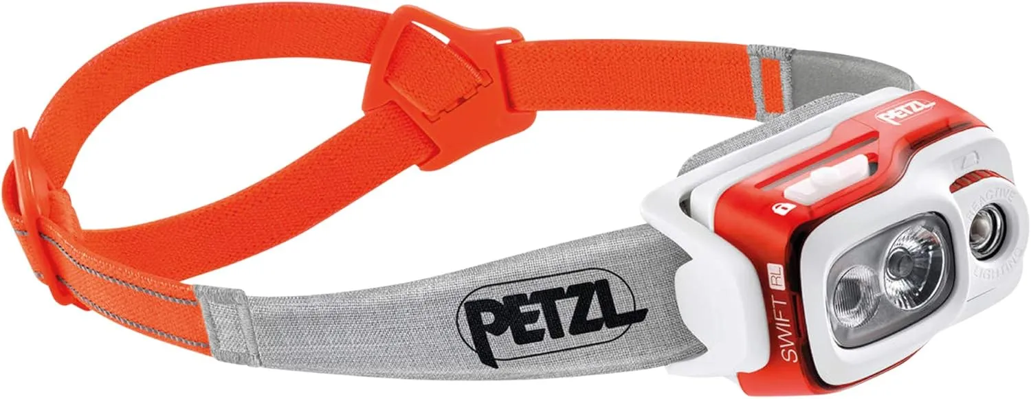 PETZL, Swift RL Rechargeable Headlamp with 900 Lumens & Automatic Brightness Adjustment