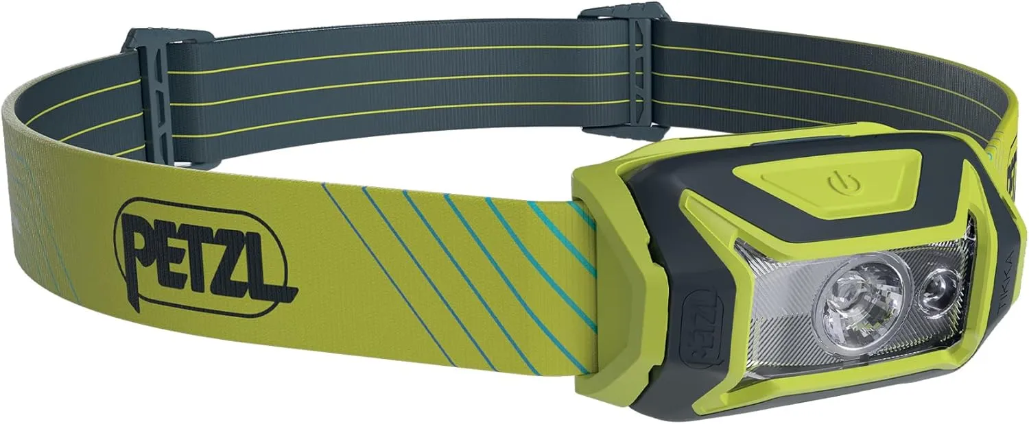 PETZL Tikka CORE Headlamp - Rechargeable, Compact 450 Lumen Light with Red Lighting, for Hiking, Climbing, and Camping