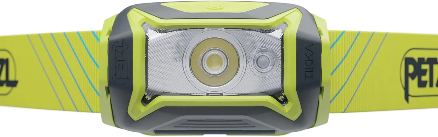 PETZL Tikka CORE Headlamp - Rechargeable, Compact 450 Lumen Light with Red Lighting, for Hiking, Climbing, and Camping