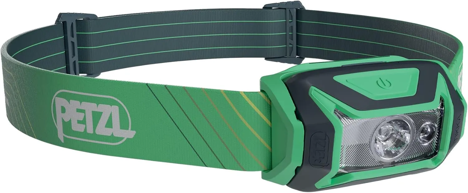 PETZL Tikka CORE Headlamp - Rechargeable, Compact 450 Lumen Light with Red Lighting, for Hiking, Climbing, and Camping