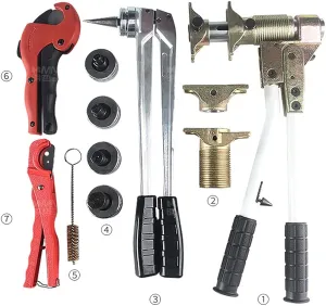 Pex Pipe Clamping Tools Crimping Tools PEX-1632 Range 16-32MM for REHAU System Plumbing Tool Set