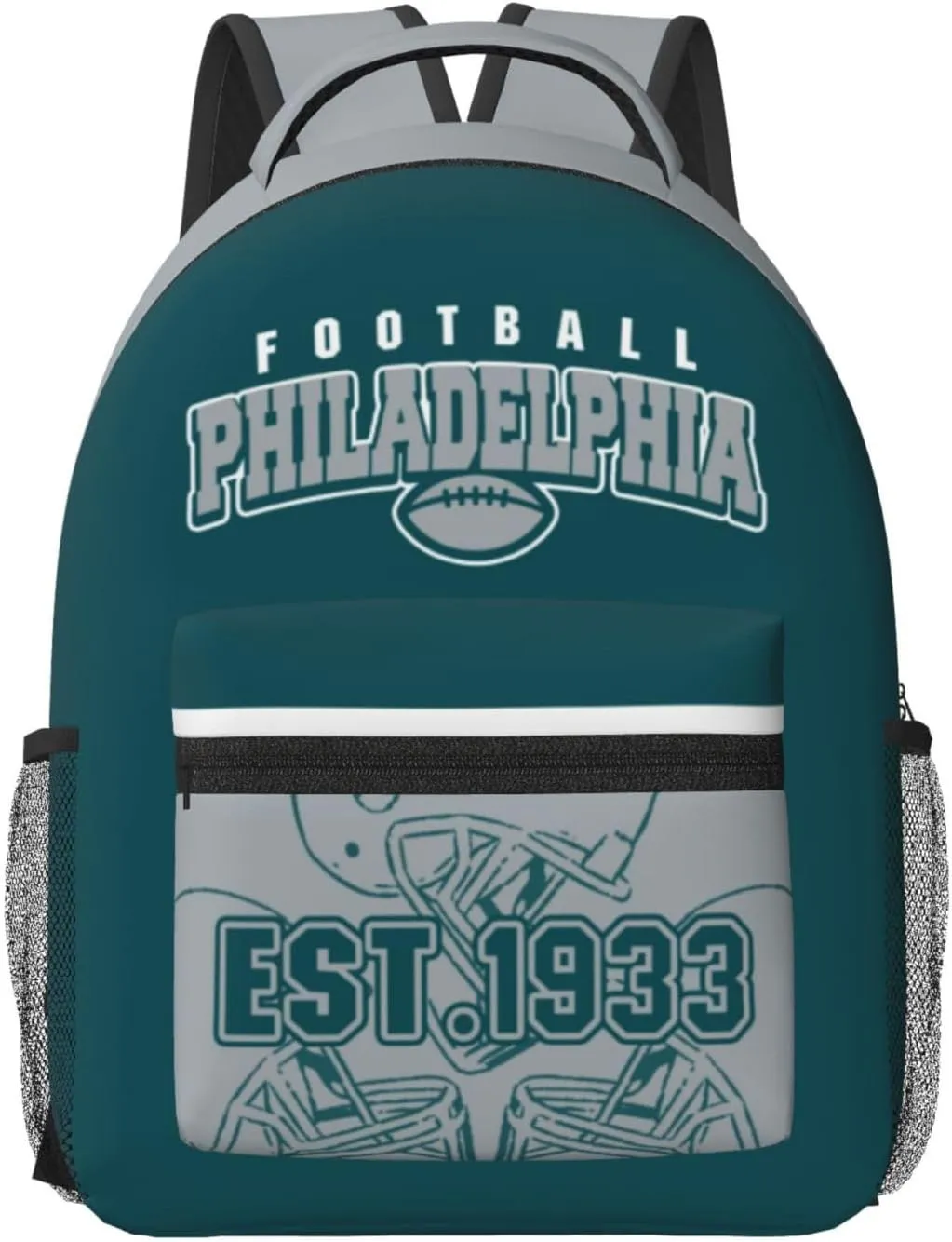 Philadelphia Backpack for Boys and Girls, Laptop Backpack for Men and Women, Large Capacity Lightning Bookbag Waterproof Adjustable School Bags for Travel Daypack Laptop Sport Bag