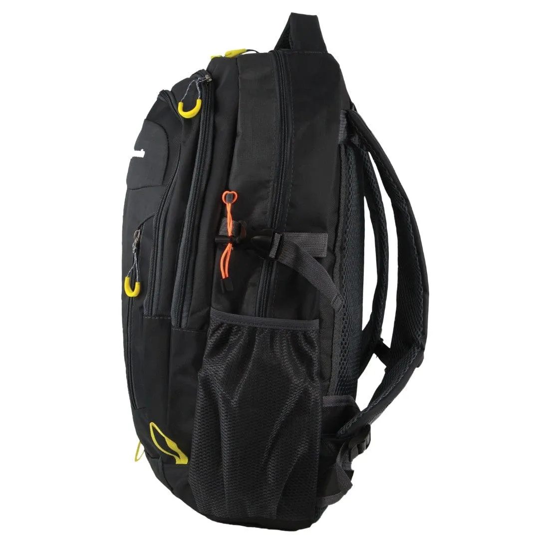 Pierre Cardin Nylon Adventure Travel & Sport Large Backpack in Grey