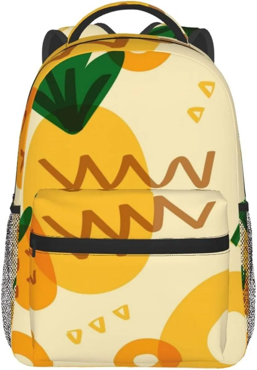 Pineapple Backpack Laptop Backpack Sports Travel Shoulder bag Light casual backpack