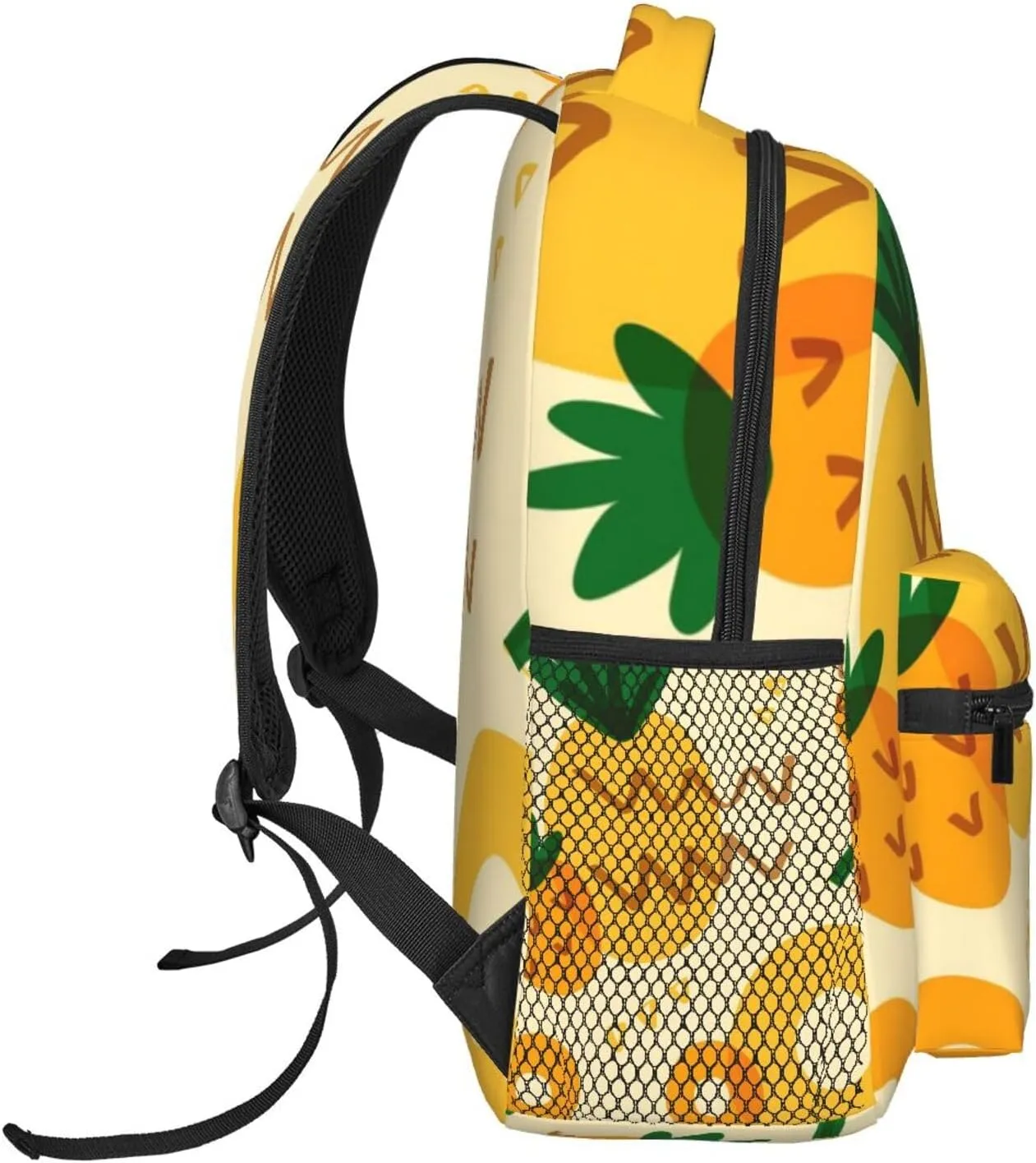 Pineapple Backpack Laptop Backpack Sports Travel Shoulder bag Light casual backpack