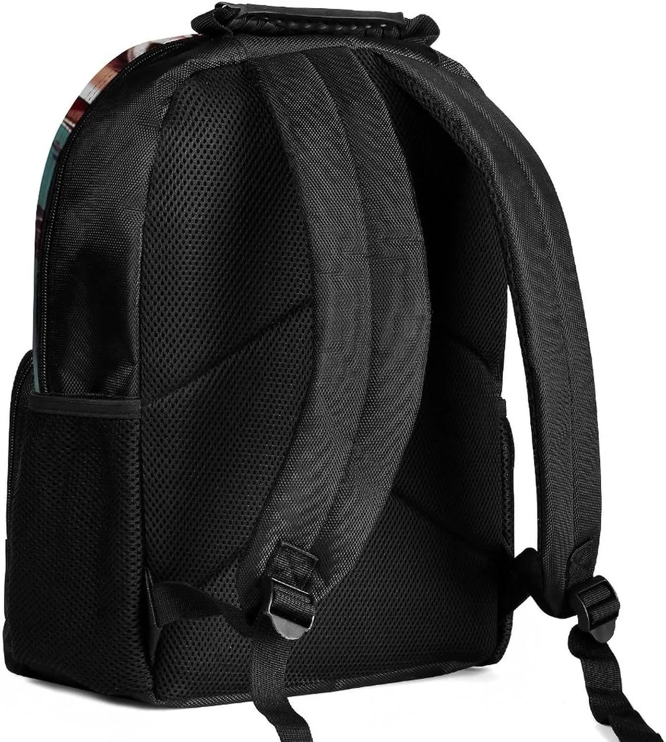 Polyester Daypack Bookbag for Gym Business Bicycle - Large Capacity Multipurpose Anti-Theft Carry On Bag, Afro Women African American Black Woman Art Travel Hiking Daypack
