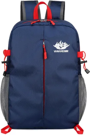 PORRASSO Hiking Backpack Foldable Daypack 20L Rucksack Lightweight Waterproof Backpack for Women Men Camping Trekking Cycling Climbing Outdoor Sports Dark Blue