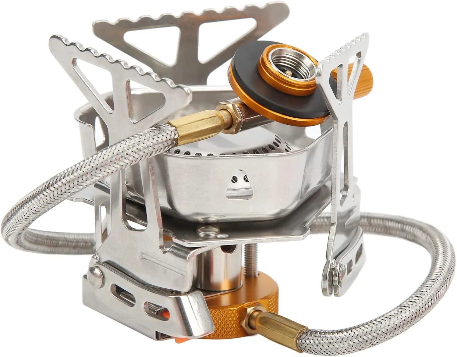 Portable Backpacking Stove Portable Foldable Non Slip Outdoor Cam Windproof Design Hot Pot Barbe Stove Portable Backpacking StoveCam StoveWindproof Camp StoveCam Gas
