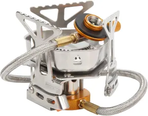 Portable Backpacking Stove Portable Foldable Non Slip Outdoor Cam Windproof Design Hot Pot Barbe Stove Portable Backpacking StoveCam StoveWindproof Camp StoveCam Gas