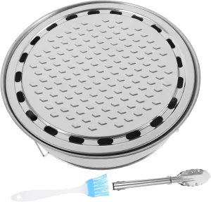 Portable Barbecue Grill Outdoor Camping Pot Metal Grill for Easy Cleaning