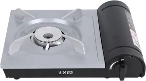Portable Butane Stove Portable Gas Stove Portable Burner Stove with Detachable Windblockers Camp Stoves for Camping