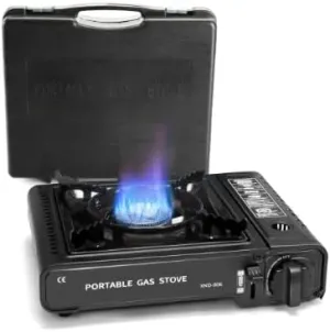 Portable Camping Stove, 1 Burner Butane Gas Stove with Carrying Case