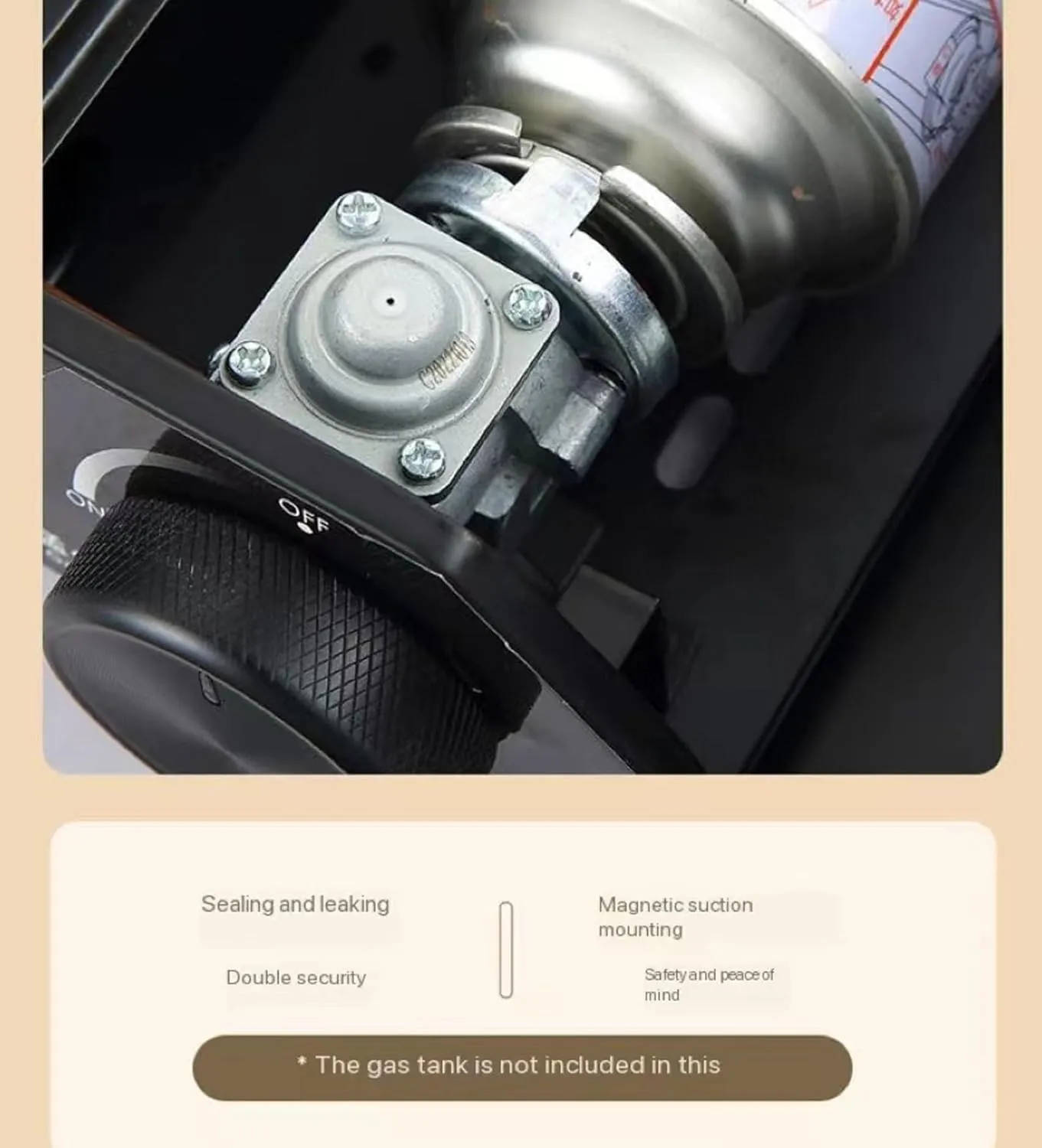 Portable Camping Stove, Butane Fuel Camping Stove, Including Electronic Ignition,for Camping and Hiking Emergency Cooking Stove