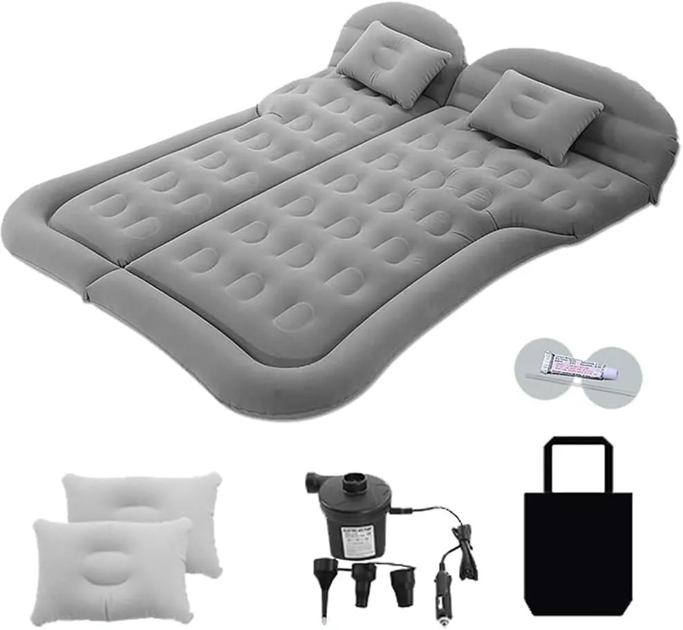 Portable Car Air Mattress Compatible with Hyundai Tucson - Inflatable Sleeping Pad for Camping and Travel