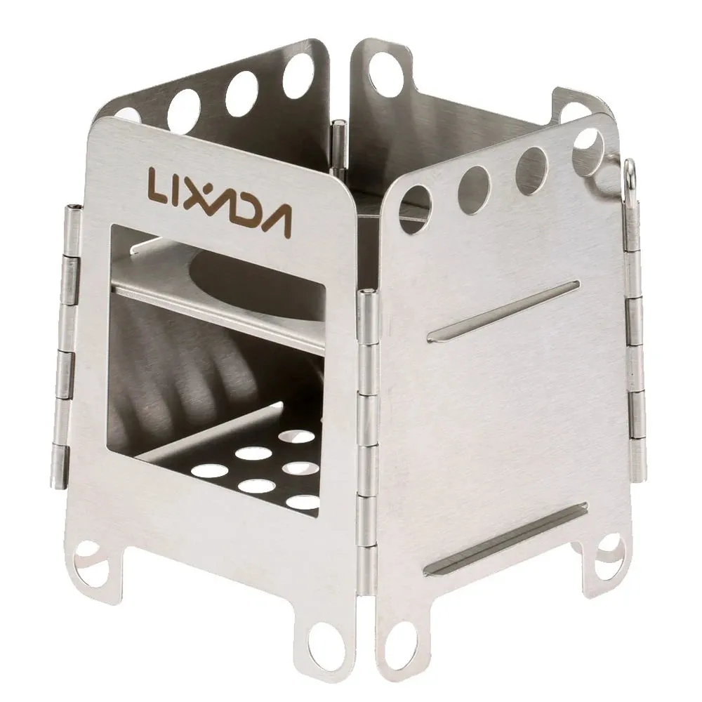 Portable Folding Stainless Steel Camping Stove