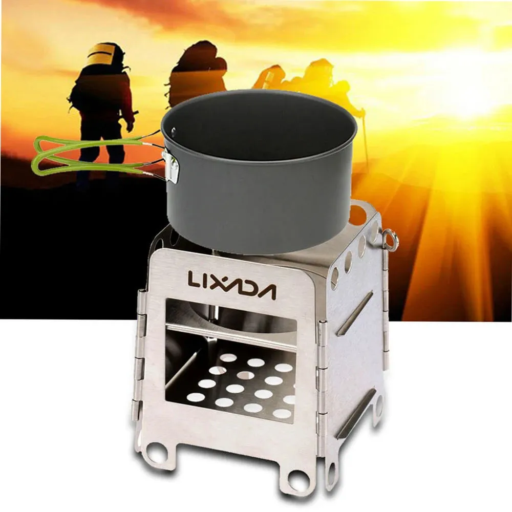 Portable Folding Stainless Steel Camping Stove
