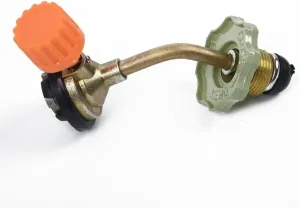 Portable Gas Butane Cylinder Tank Refill Connector Adapter Valve for Outdoor Activities Camping