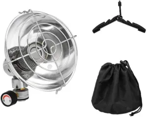 Portable Gas Heater Mini Camping Tent Warmer Propane Butane Heating Stove with Stand Storage Bag
