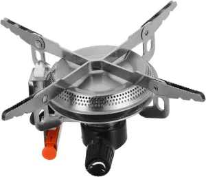 Portable Gas Stove for Camping Compact Backpacking Stove with Electronic Ignition Lightweight Easy to Use