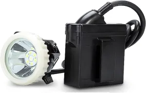 Portable Head Mounted Rechargeable Mining Lamp, LED Mining Headlamp Suitable for Firefighting, Coal Mine,