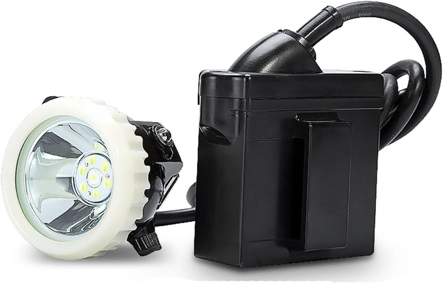 Portable Head Mounted Rechargeable Mining Lamp, LED Mining Headlamp Suitable for Firefighting, Coal Mine,