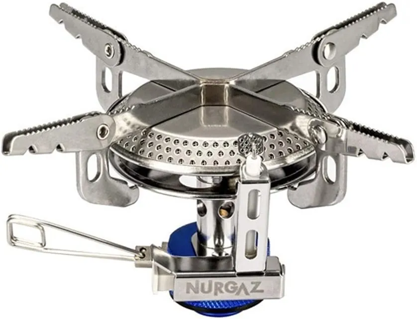 Portable Outdoor Camping Stove Cooking System Butane Propane Burner, Portable And Small Size Can Bear 15kg, Outdoor Hiking Backpack Camp Gas Stove High Burning Rate Fast Heating Stove (Size : Five-br