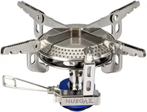 Portable Outdoor Camping Stove Cooking System Butane Propane Burner, Portable And Small Size Can Bear 15kg, Outdoor Hiking Backpack Camp Gas Stove High Burning Rate Fast Heating Stove (Size : Five-br