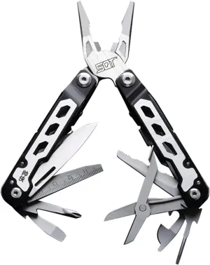 Portable Pocket Multi Tool Folding Multitool Pliers with Knife Saw Safety Lock Multi Tool for Survival Outdoor Camping Hiking Man's Gift