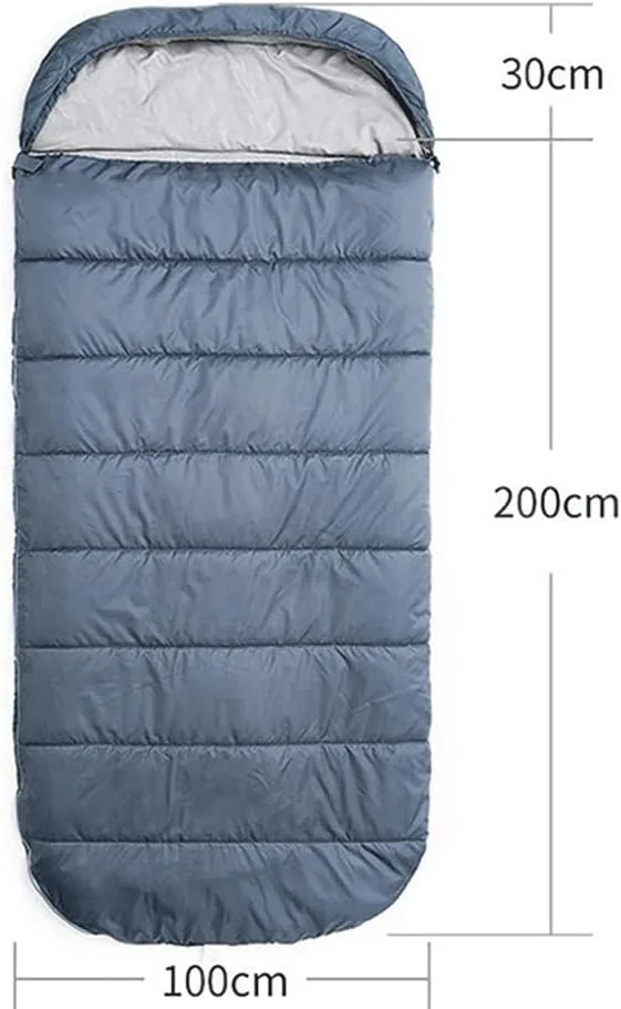 Portable Sleeping Bag for Adults with Extra Length and Width Outdoor Indoor Spring, Autumn and Winter Thickening