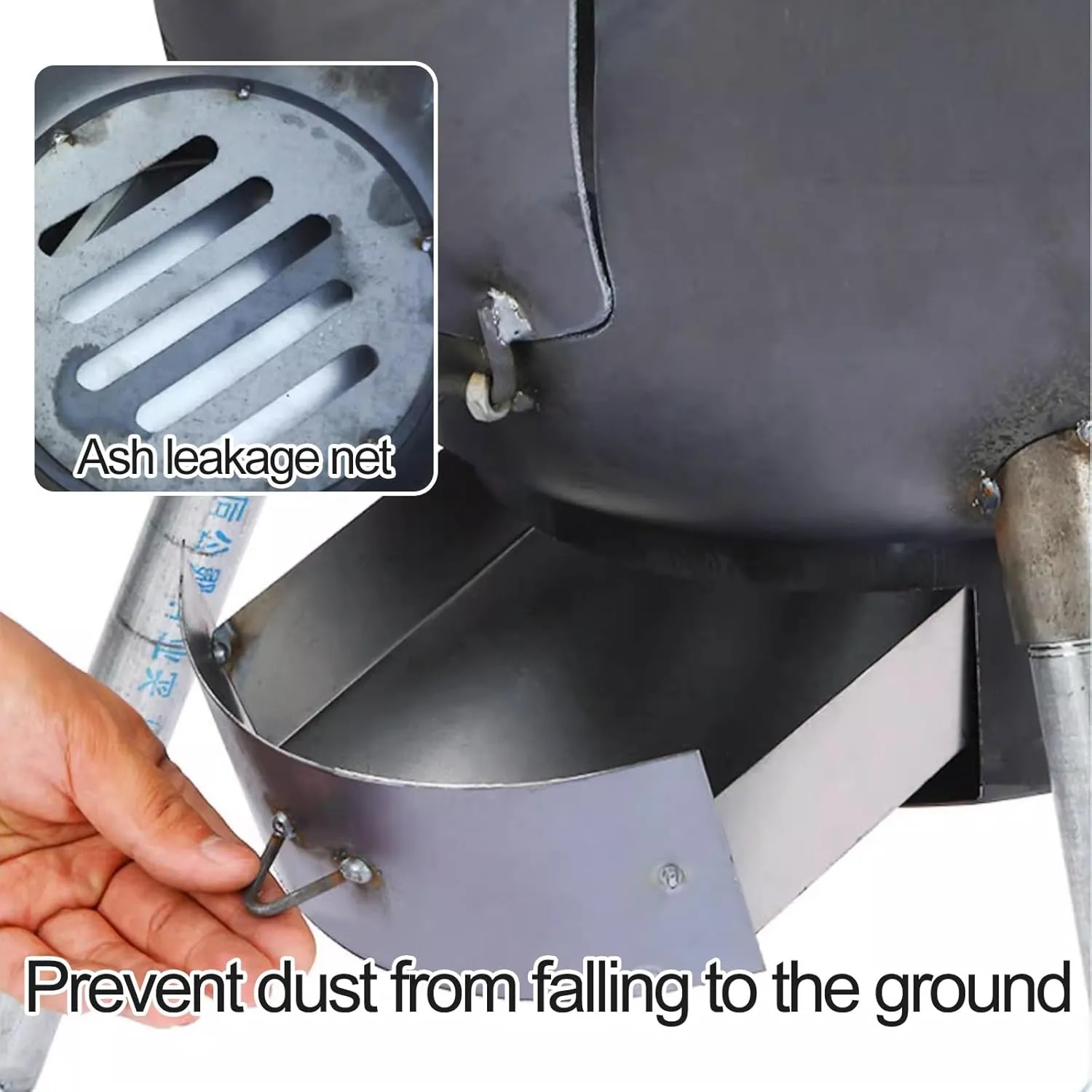 Portable Wood Stove, Detachable Outdoor Burning Stove, Camp Stove Wood Burning for Barbecue, Cooking, Tent, Fishing, Backpacking(63cm/25in)