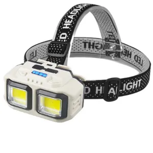 Powerful LED Induction Headlamp with 4 Lighting Modes, Type-C Charge, Waterproof, for Outdoor Camping and Fishing