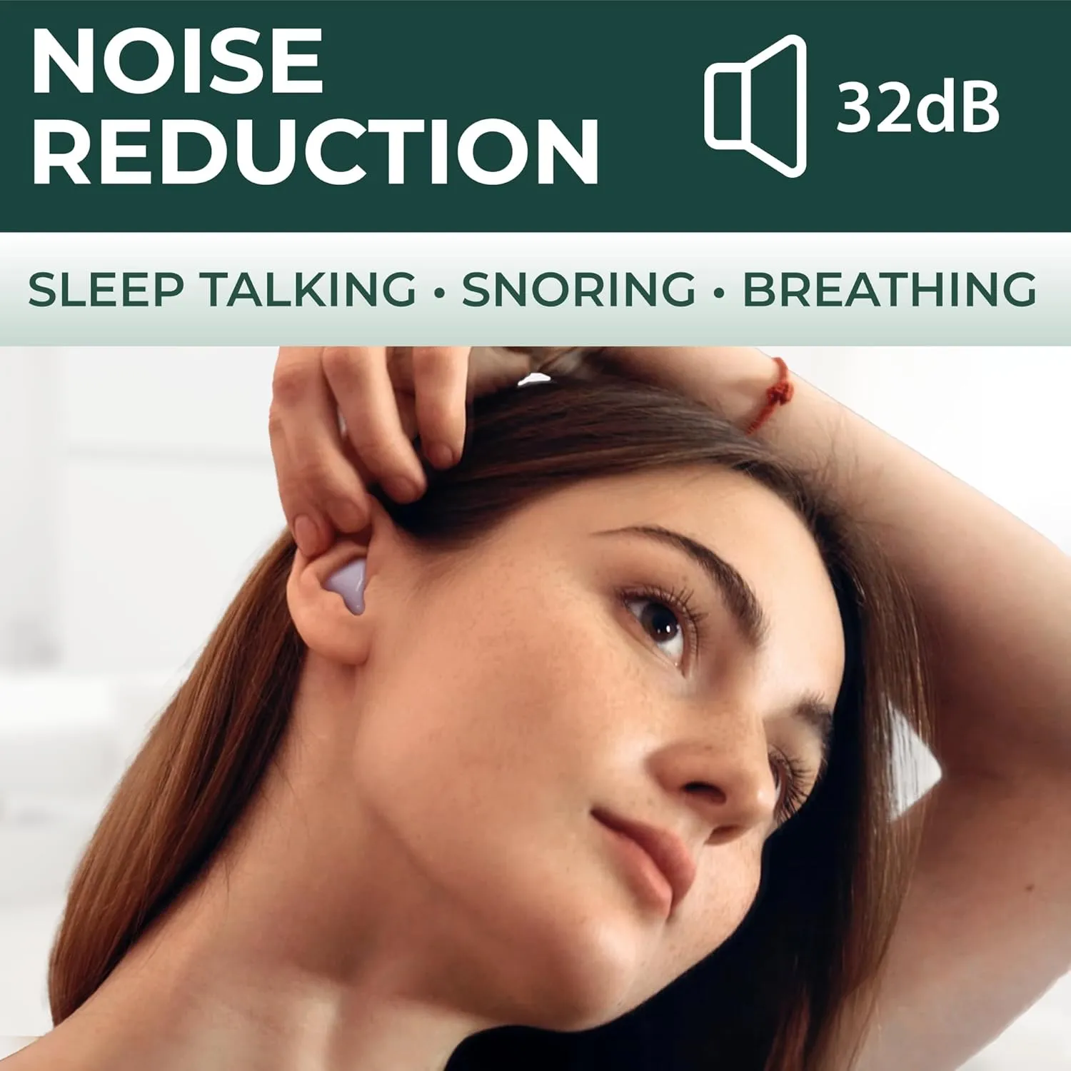 PQ Wax Ear Plugs for Sleeping - 28 Silicone Wax Earplugs for Sleeping and Swimming, Gel Ear Plugs for Noise Cancelling, Sleeping Earplugs, Sound Blocking Level of 32 Db (28 Pillows), Color: White
