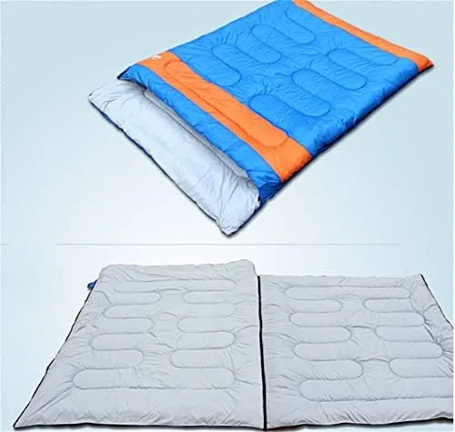 Practical Double Person Sleeping Bag Outdoor Camping Adult Sleeping Bag Lover Couple Travel Warm Weather Use Sleeping Bag