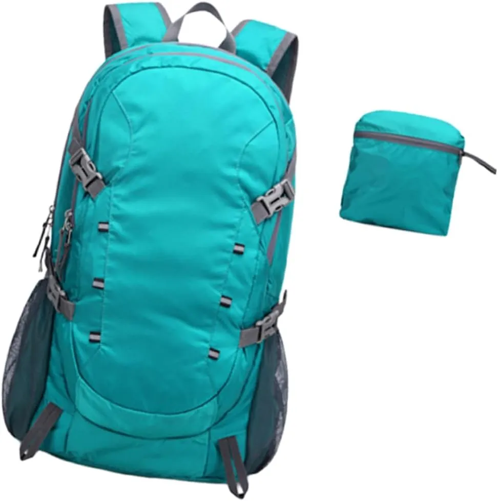 Professional Trip Backpack 40l Capacity Waterproof Nylon Bag for Hiking Cycling and Travel Random Color