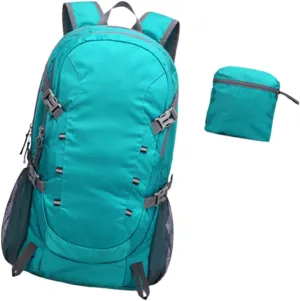 Professional Trip Backpack 40l Capacity Waterproof Nylon Bag for Hiking Cycling and Travel Random Color