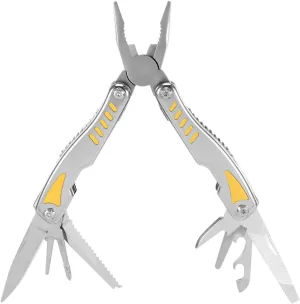Qtqgoitem Multifunction Folder Folding Camping Survival Pocket Multi Tool Silver Tone (Model: E71 4B0 763 00B)