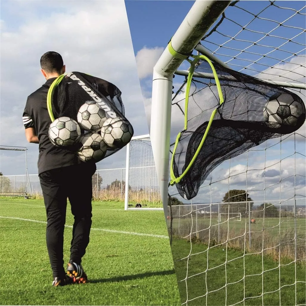 QUICKPLAY Target Sax 2-in-1 Soccer Target Net & Ball Bag | Multi-Sport Equipment for Soccer, Baseball, Softball, Basketball & More | Portable, Durable & Perfect for Training Players, Teams & Coaches