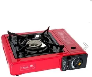 Ra-Homestore NEW PORTABLE GAS STOVE CAMPING COOKER HEATER (RED) Love Mud
