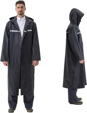 Rain Coats for Adults Rain Ponchos with Hoods Man Lightweight Raincoats Long Waterproof Jacket Windbreaker for Men Women