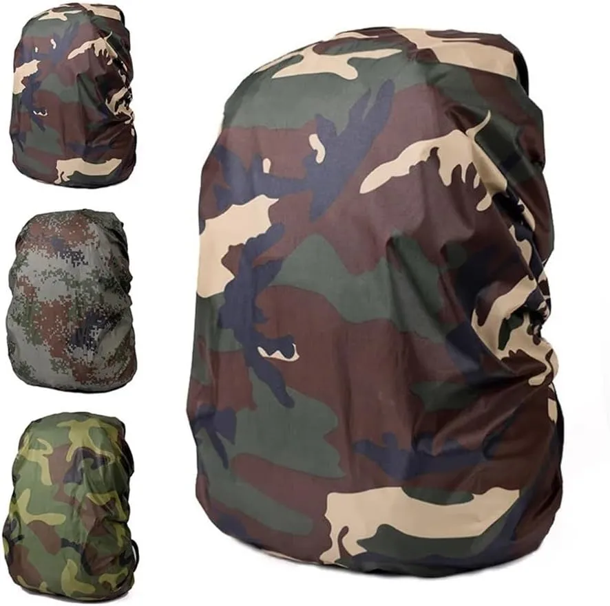 Rain Cover Backpack Dust Cover for Hiking Camping Waterproof Bag Bivouac Rucksack Outdoor Bag Cover S/M/L/XL/ 2XL