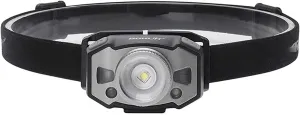 Rechargeable Headlamp, White LED Head lamp with Red Light and Motion Sensor Switch, Perfect for Running, Hiking, Lightweight, Waterproof, Adjustable Headband