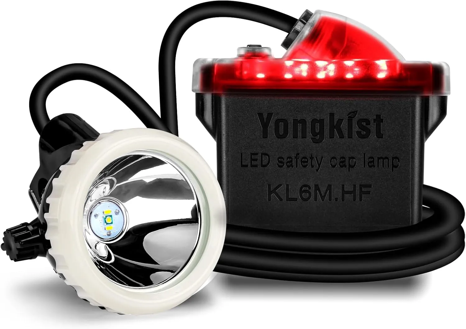 Rechargeable Mining Headlight 1 2 LED Superbright Mining Headlamp Hard Hat Searchlight Waterproof Headlight Explosion Proof Cap Miner Lamp