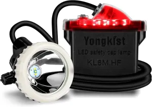 Rechargeable Mining Headlight 1 2 LED Superbright Mining Headlamp Hard Hat Searchlight Waterproof Headlight Explosion Proof Cap Miner Lamp