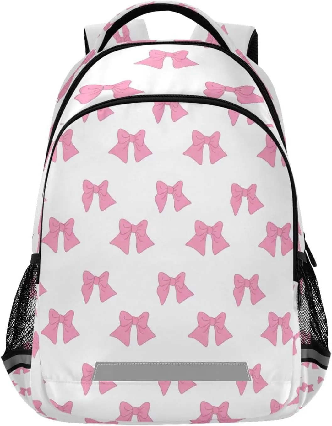 Red Bows Design Waterproof Backpack - Casual Outdoor Sports Daypack with Ergonomic Shoulder Straps#498