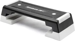 Reebok Fitness Multipurpose Adjustable Aerobic and Strength Training Workout Step Platform for HIIT, Cardio, and General Sessions