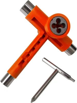 Reflex Skate Tool - Multi-Function Portable Tool Accessory for a Skateboard, Longboard, and Roller Skates