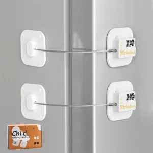 Refrigerator Lock Fridge Locks for Kids Keyless Child Safety Cabinet Locks for Cabinets Closets Drawers Window Electrical Appliances