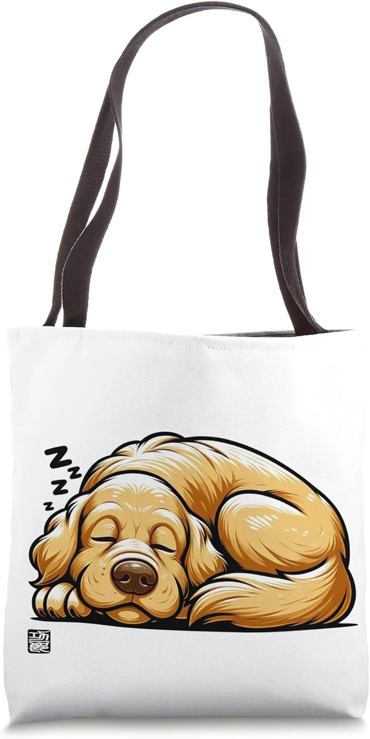 Relaxing time for a night retriever Tote Bag